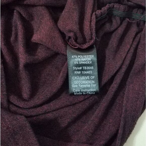 Blu Pepper Burgandy Sweater - Picture 5 of 10